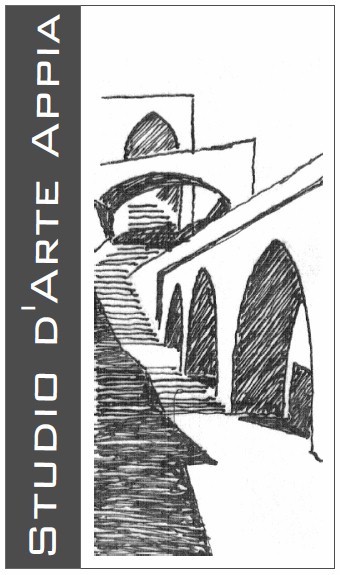 STUDIO ARTE APPIA - ACQUARELLI & CHINE di STEFANO ALUNNI CARDINALI - PERUGIA - 